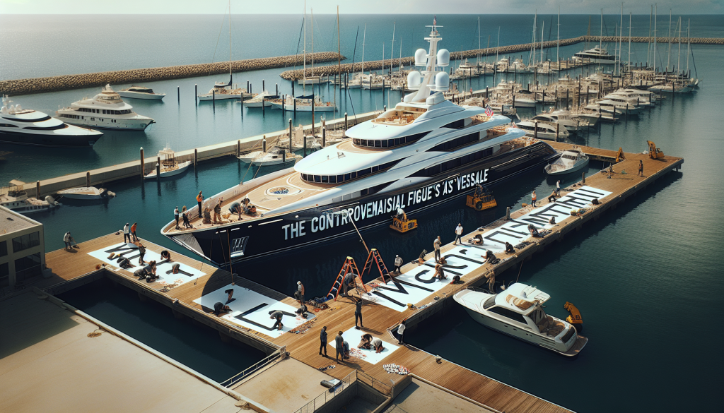 Activists Brand Larry Ellison’s Superyacht as ‘The Trump Propagandist’ in Bold Protest