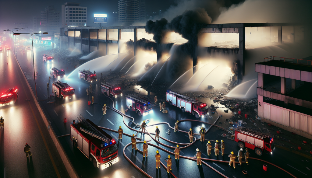 Cooling Operations Continue at Gul Plaza After Recurring Fires in Karachi Basement