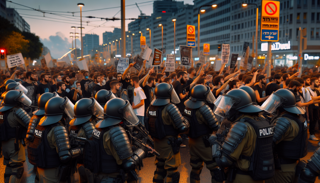 Dozens Arrested as Anti-War Protest in Tel Aviv Escalates