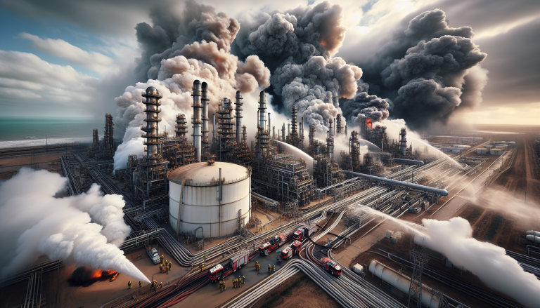 Fire Erupts at Haifa Oil Refinery Following Debris Impact