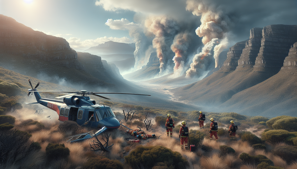 Firefighting Helicopter Crashes During Water Drop in South Africa, Pilots Survive