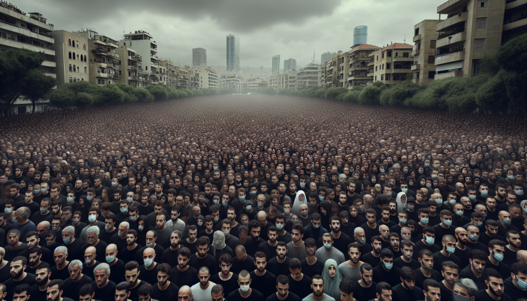 Hundreds Gather in Beirut to Mourn Journalists Killed in Israeli Strike