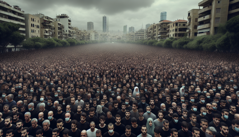 Hundreds Gather in Beirut to Mourn Journalists Killed in Israeli Strike