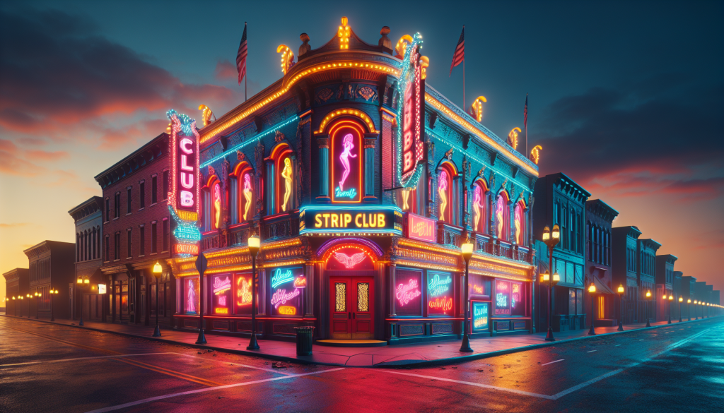 Inside America’s Most Surreal Strip Club Facades: A Unique Photographic Journey