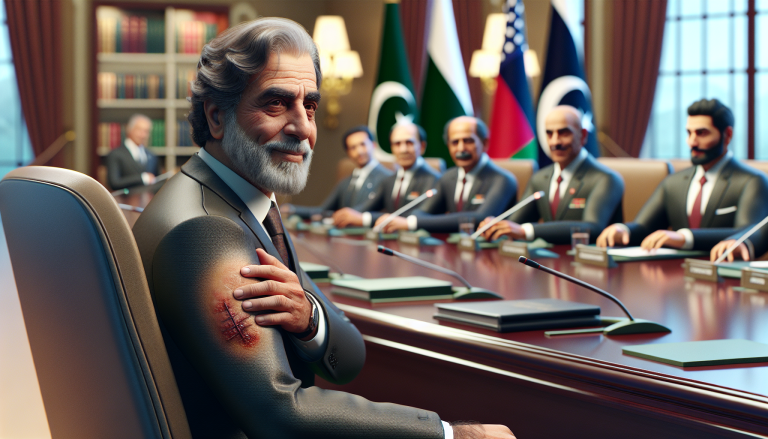 Ishaq Dar Attends Key Meetings Despite Shoulder Injury After Fall