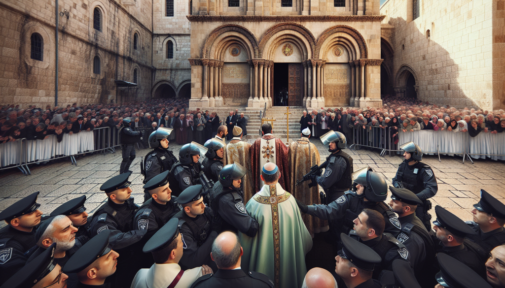 Israeli Police Prevent Priest Entry to Jerusalem’s Holy Sepulchre on Palm Sunday