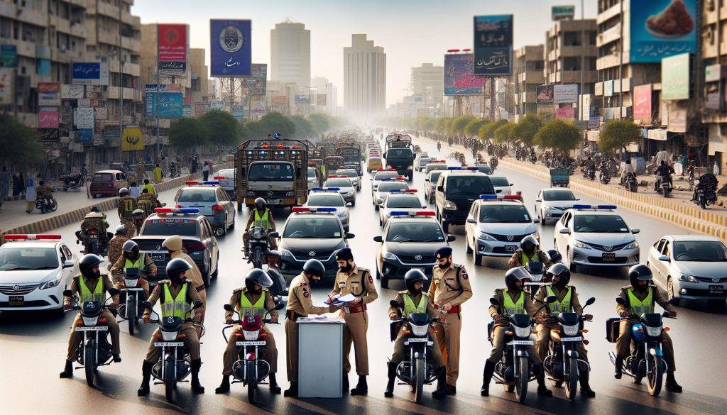 Karachi Traffic Police Launch Crackdown on Fancy Number Plates from March 30