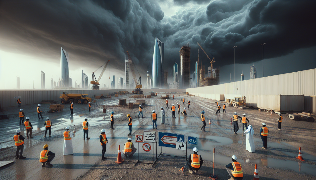Kuwait Halts Outdoor Work Amid Unstable Weather Conditions