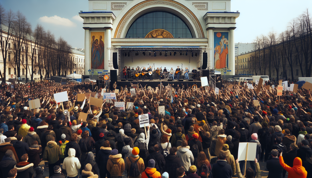 Maggie Rogers and Joan Baez Lead Rally Against Artistic Censorship