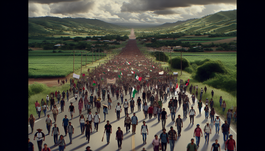 Migrants March in Southern Mexico to Protest Immigration Restrictions