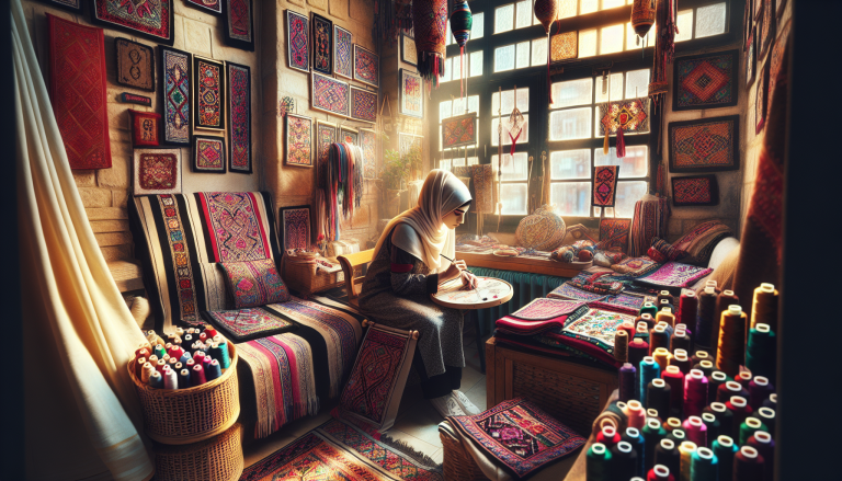 Palestinian Refugee Preserves Heritage Through Tatreez Embroidery in Madrid
