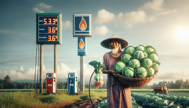Philippine Cabbage Farmers Struggle Amid Falling Prices and Rising Fuel Costs