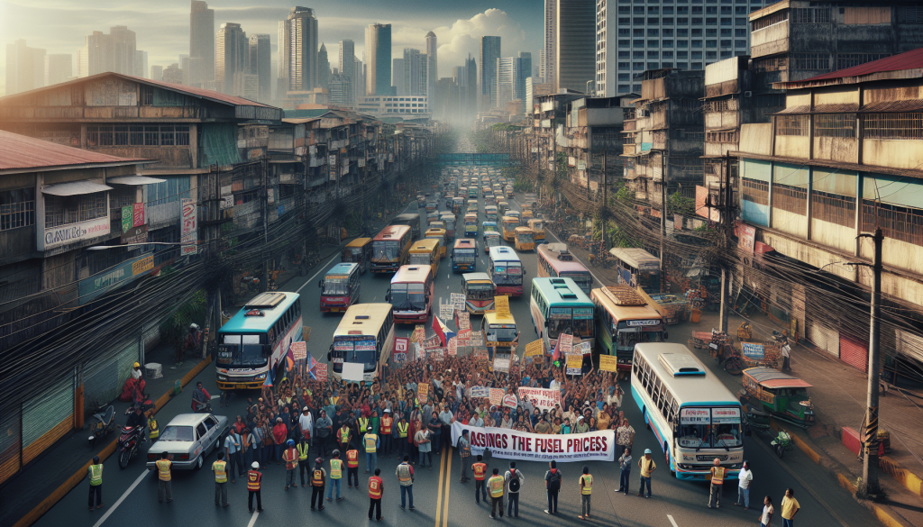 Philippine Transport Workers Demand Marcos Jr Curb Oil Prices