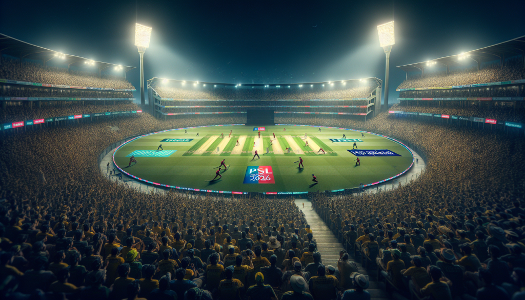 PSL 2026 Revised Schedule: Venues, Timings, and Fixtures Updated
