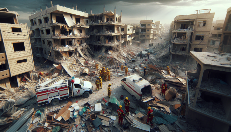 Red Crescent Releases Footage of Strike Damage in Urmia Residential Area