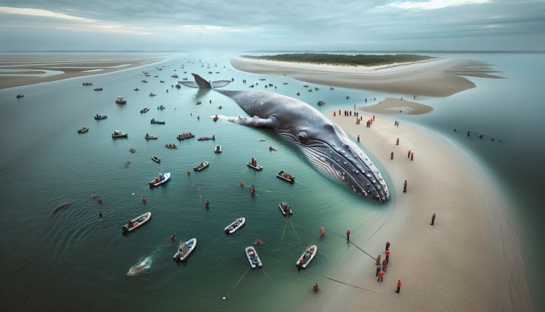 Rescue Efforts Underway for Humpback Whale Stranded in Lübeck Bay