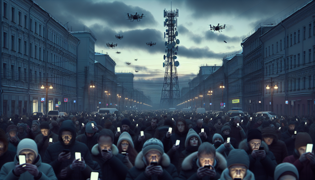 Russians Face Data Blackouts Amid Ukrainian Drone Attacks