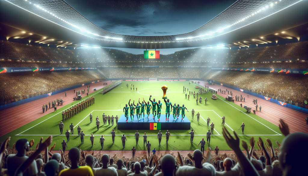 Senegal Displays AFCON Trophy Despite Morocco Being Crowned Champions