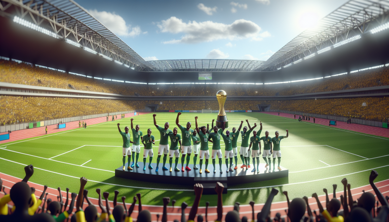 Senegal Flaunts Afcon Trophy Before Friendly Win Over Peru