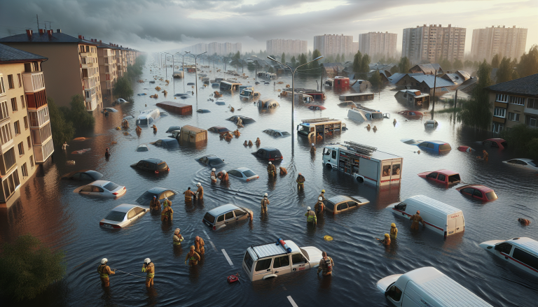 Severe Flooding Devastates Makhachkala, Capital of Dagestan, Russia