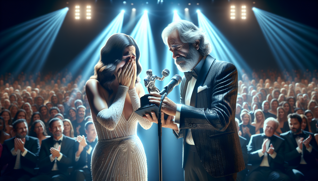 Teddi Mellencamp Emotional Presenting Icon Award to John Mellencamp
