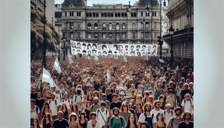 Thousands Rally in Buenos Aires Commemorating 50 Years Since Argentina’s Military Coup