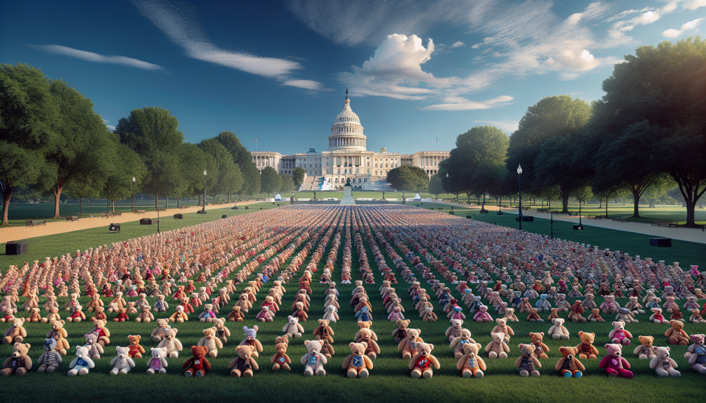 20,000 Teddy Bears Installed in DC to Represent Missing Ukrainian Children