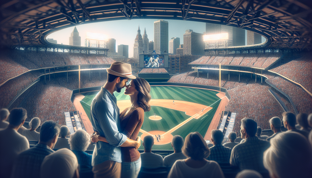 Amanda Batula and West Wilson Share Tender Moment at Yankee Stadium