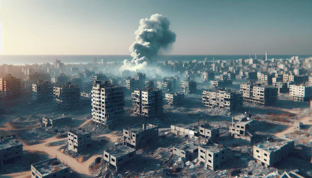CCTV Captures Israeli Strike Impacting Palestinians in Gaza City