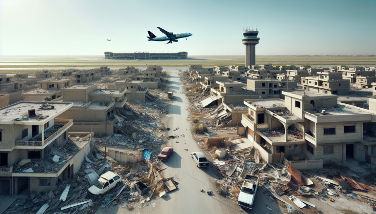 Drone Debris Causes Property Damage Near Erbil International Airport