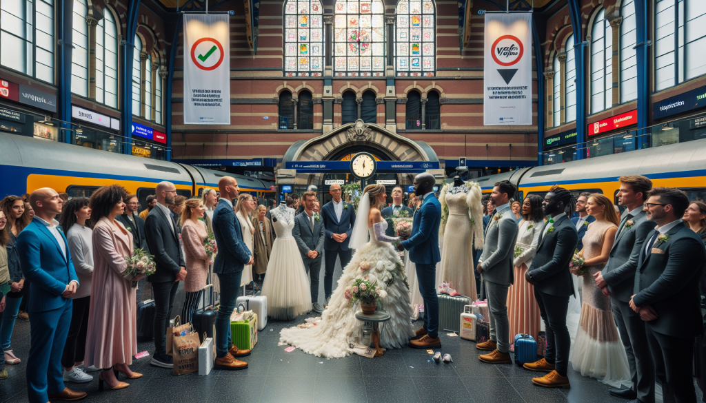 Dutch Bride Weds in Second-Hand Dress to Promote Sustainability