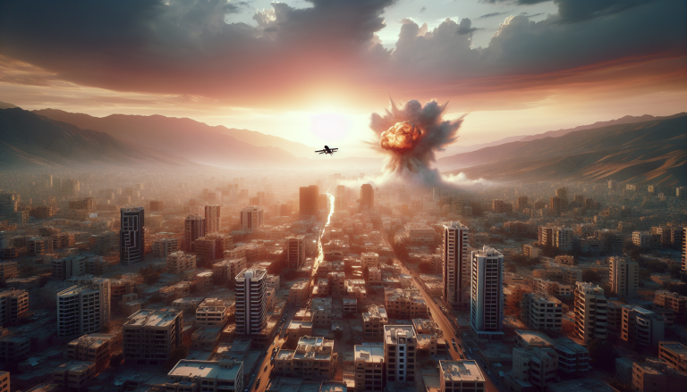 Explosion Captured Over Erbil in Possible Drone Interception Incident
