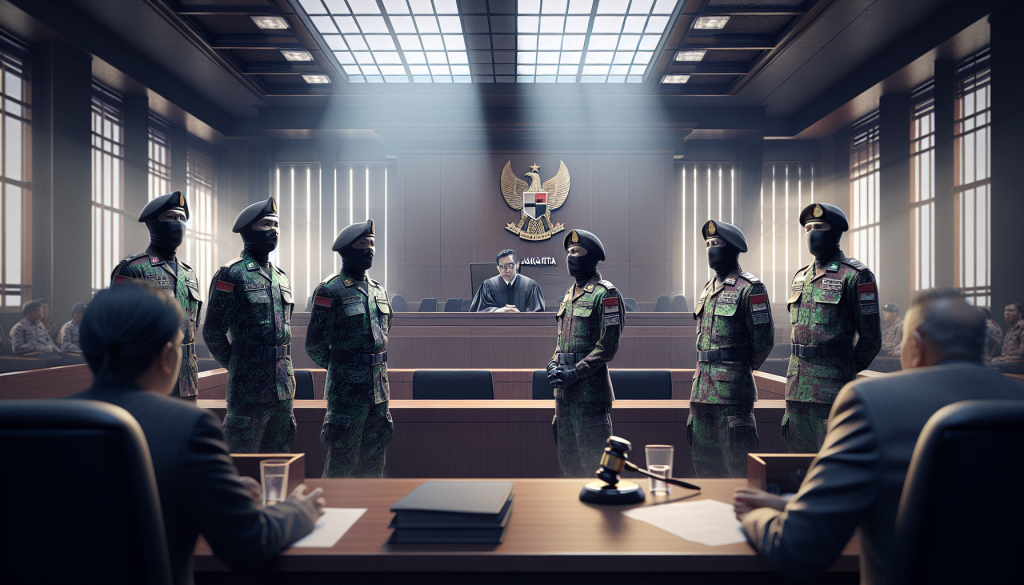 Four Indonesian Soldiers Face Trial Over Acid Attack on Activist