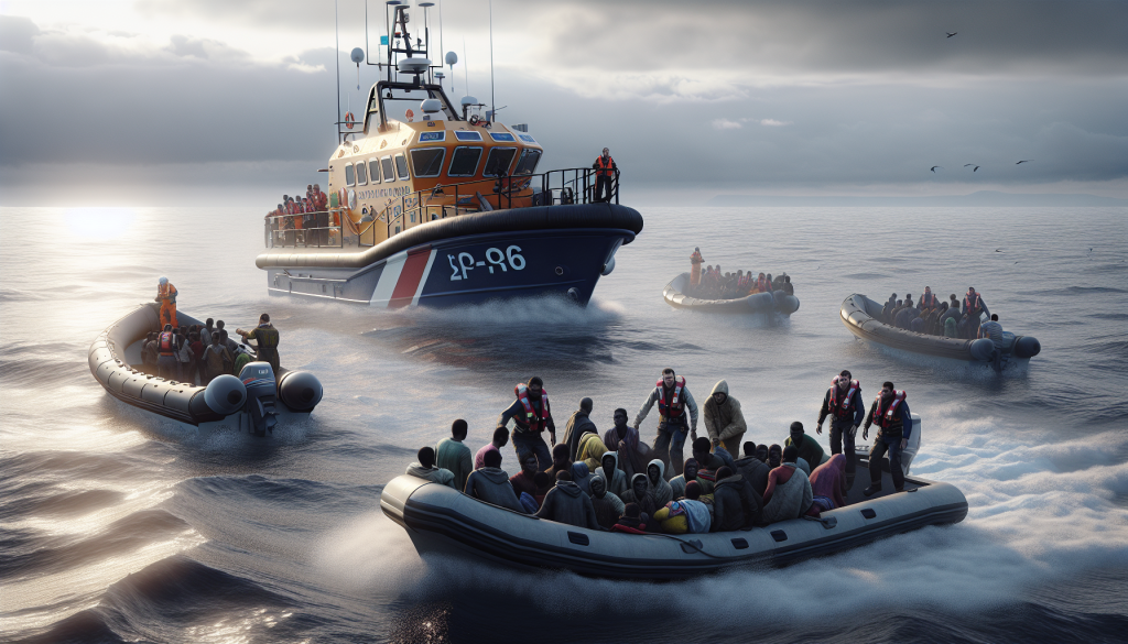 French Coastguard Rescues Over 100 Migrants in English Channel Incident