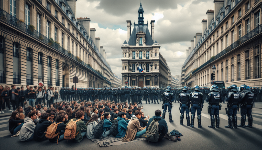 French Police Detain Students Protesting Controversial Anti-Semitism Bill