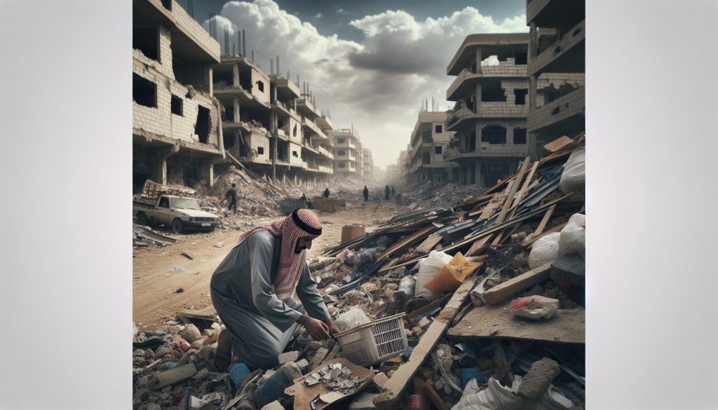 Gaza Father Endures Years Searching for Children’s Remains After Airstrike