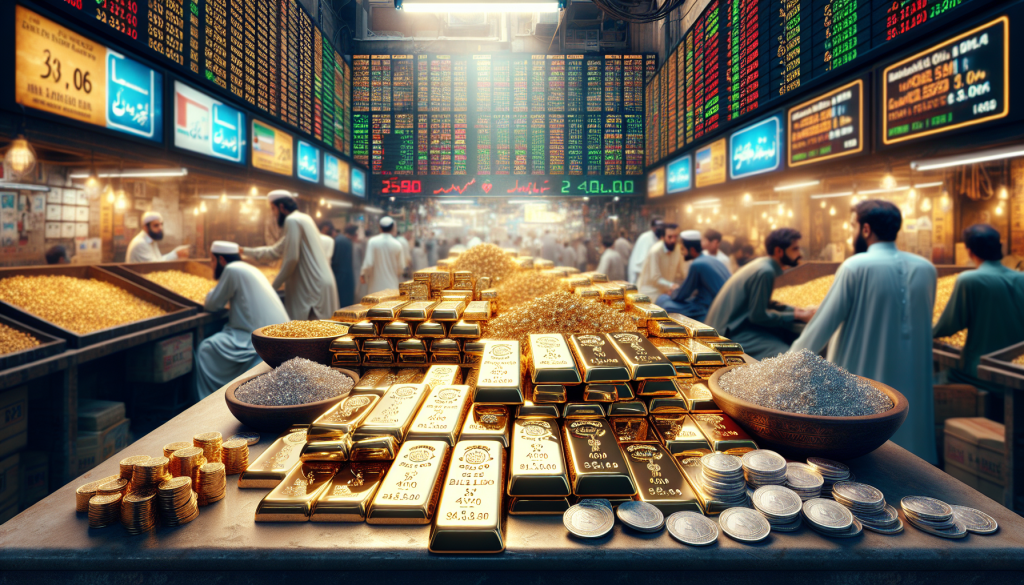 Gold Prices Fall in Pakistan Amid Global Dip; Silver Sees Uptick