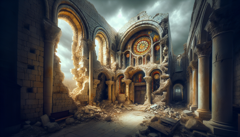 Hezbollah Rocket Strike Damages Ancient Byzantine Church in Israel
