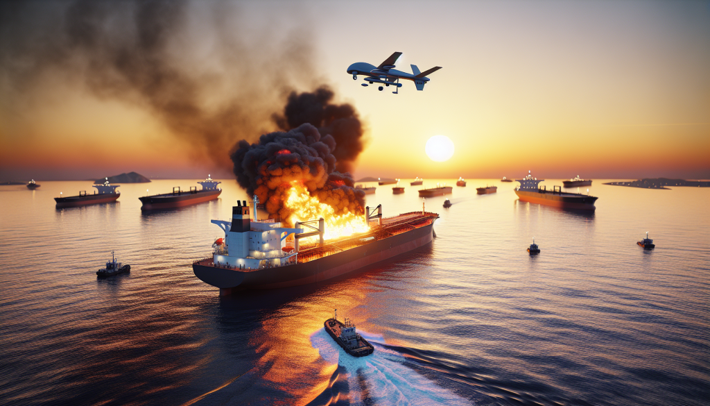 Iran Strikes Israel-Linked Ship with Drone in Strategic Hormuz Strait