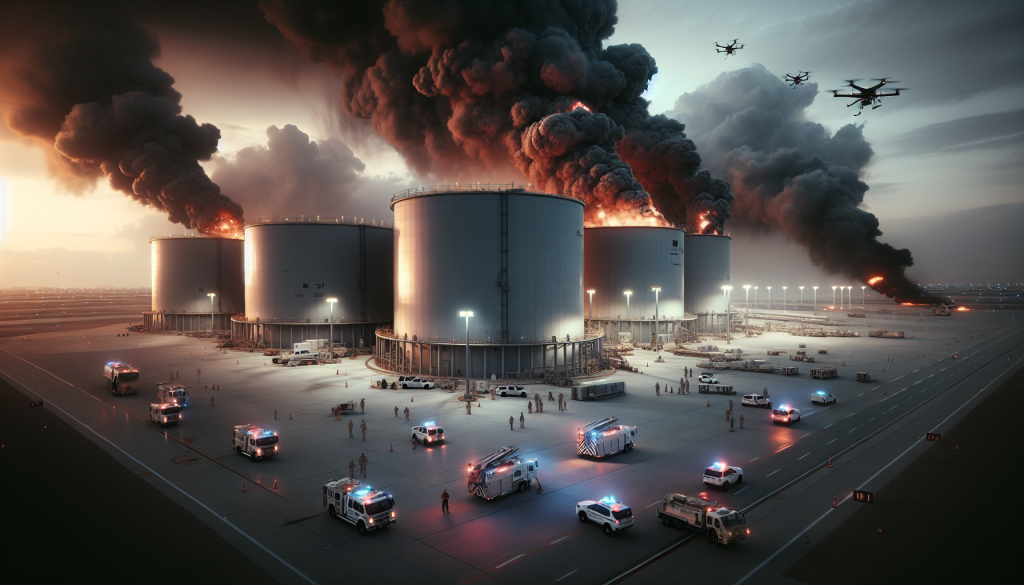 Iranian Drone Attack Sets Fire to Fuel Tanks at Kuwait Airport