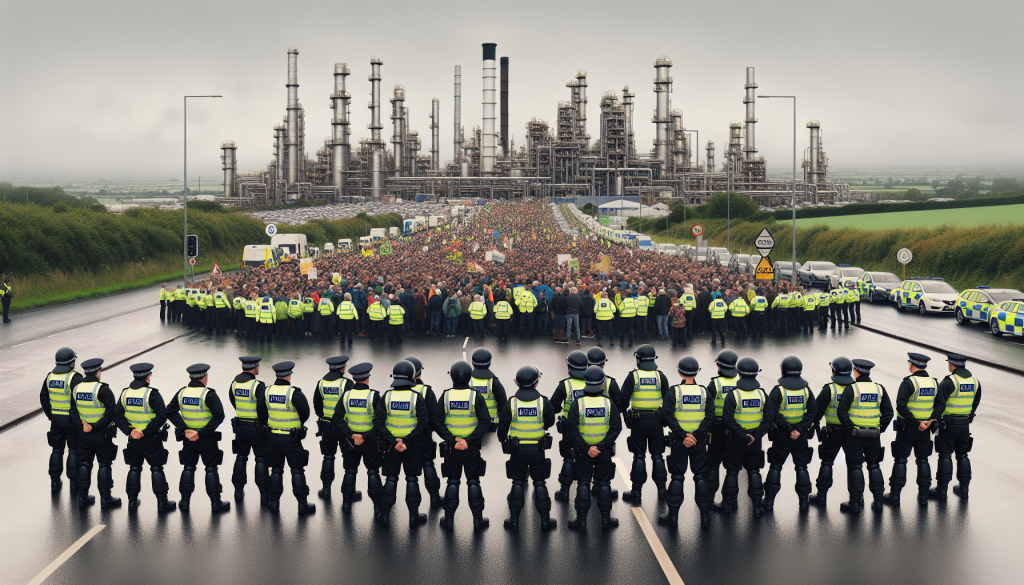 Irish Police Disperse Fuel Price Protesters at Major Refinery
