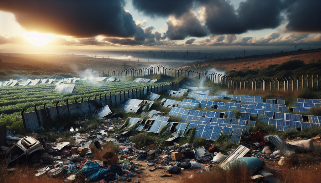Israel Destroys Solar Panels in Southern Lebanon Amid Rising Tensions