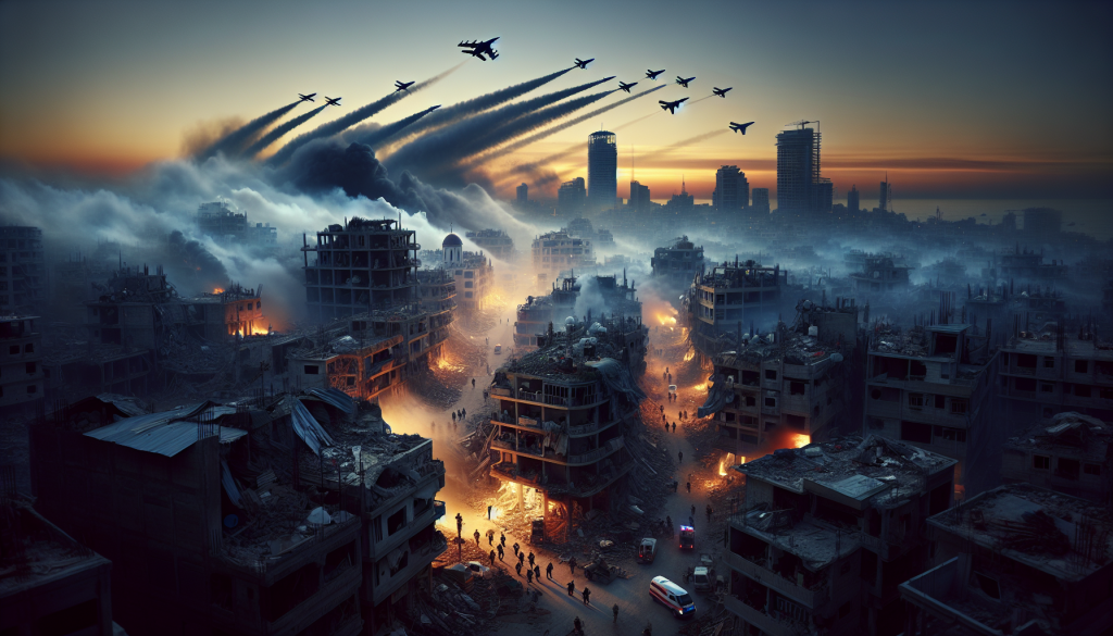 Israeli Airstrikes Intensify in Lebanon Amid Escalating Ground Offensive