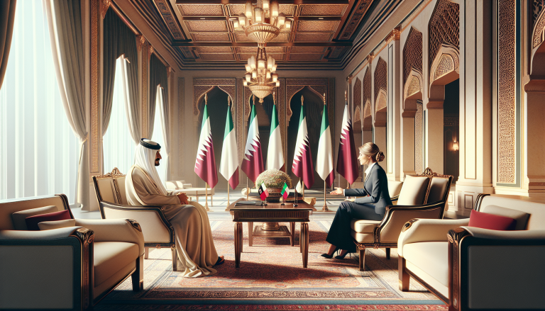 Italy’s Meloni Meets Qatar Emir to Address Energy Concerns Amid Iran Conflict