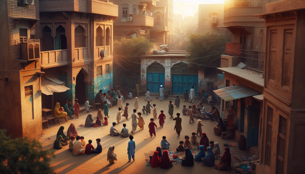 Lahore Woman Plays with Children Before Tragic Murder Incident