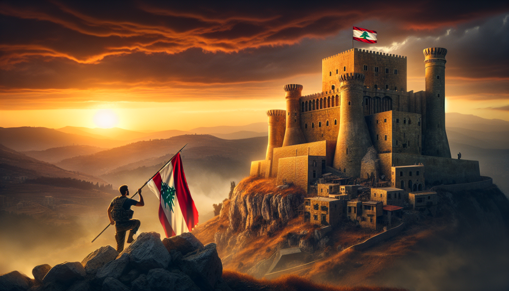 Lebanese Man Removes Israeli Flag from Historic Beaufort Castle