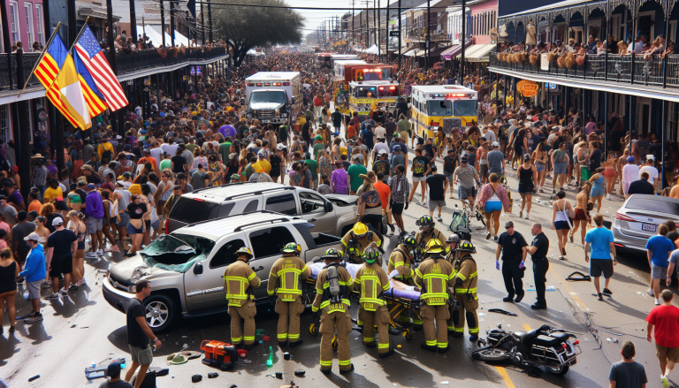 Louisiana Driver Charged with Impaired Driving After Crowd Crash Injures 15