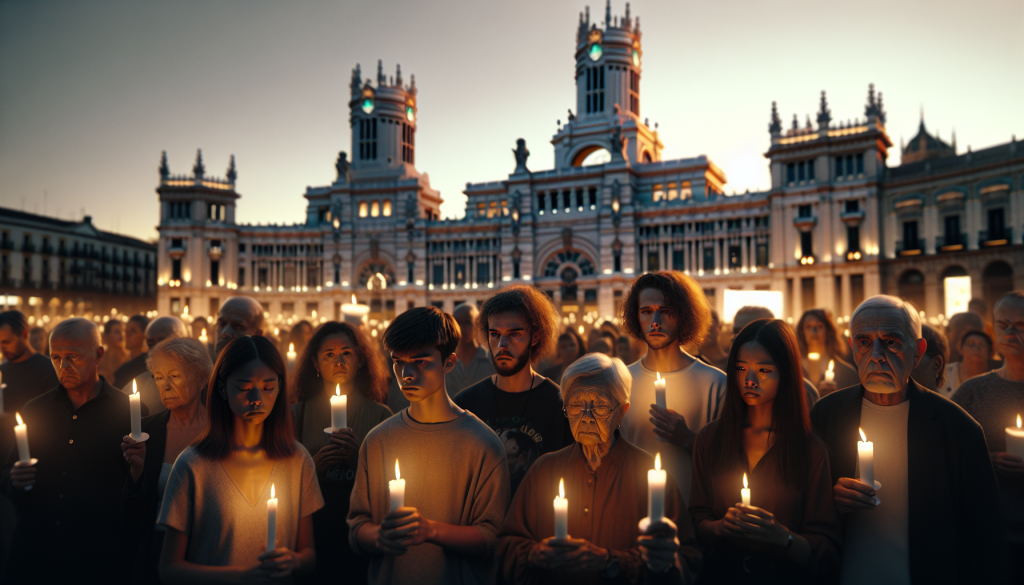 Madrid Vigil Honors Victims of Israeli Airstrikes on Lebanon