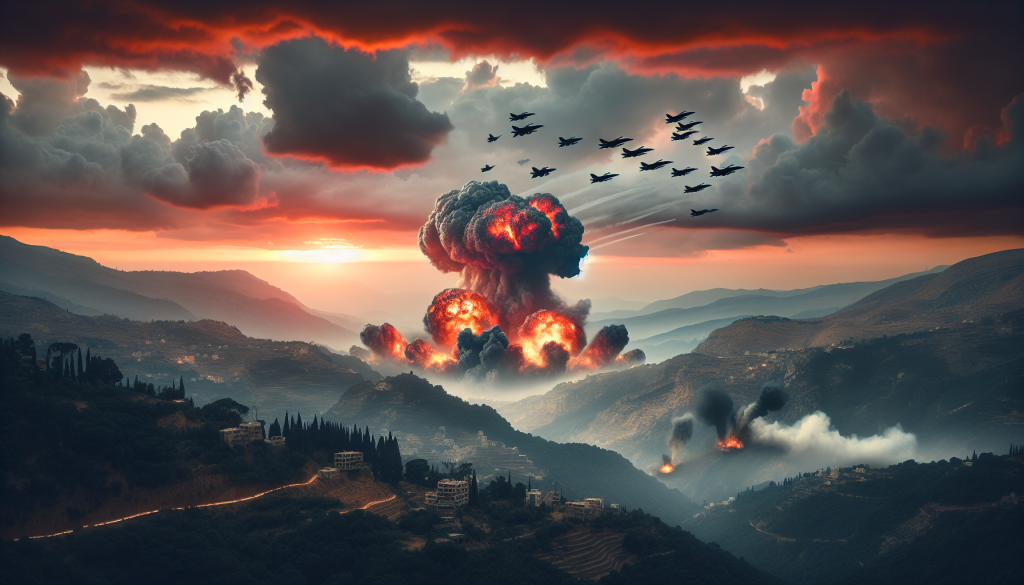Massive Explosion Reported in Southern Lebanon During Israeli Strike