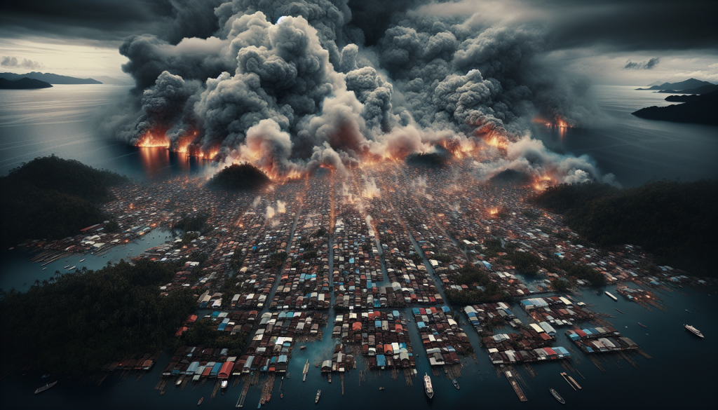 Massive Fire Destroys 1,000 Homes in Malaysian Coastal Village